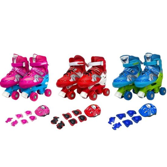 صورة سكيت أربع كفر مع أدوات السلامة